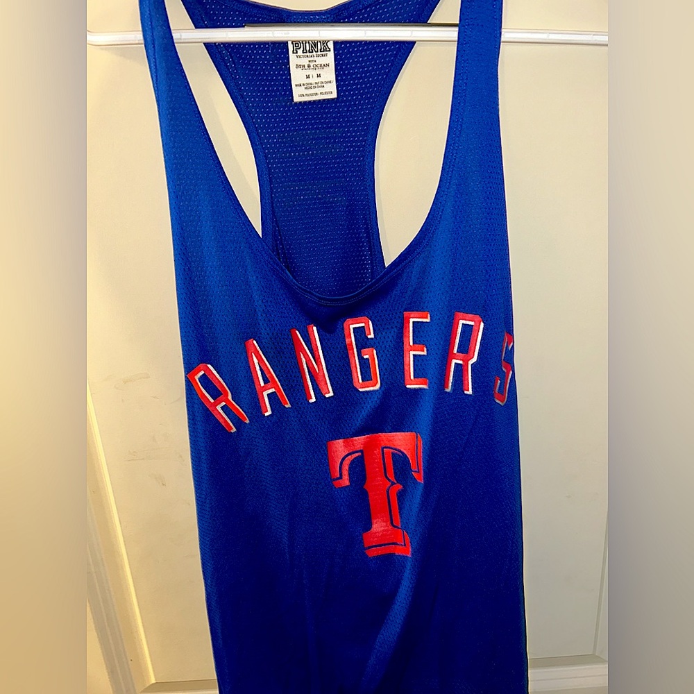 Victoria’s Secret MLB Texas Rangers Racerback 
Fast shipping 
Perfect Condition